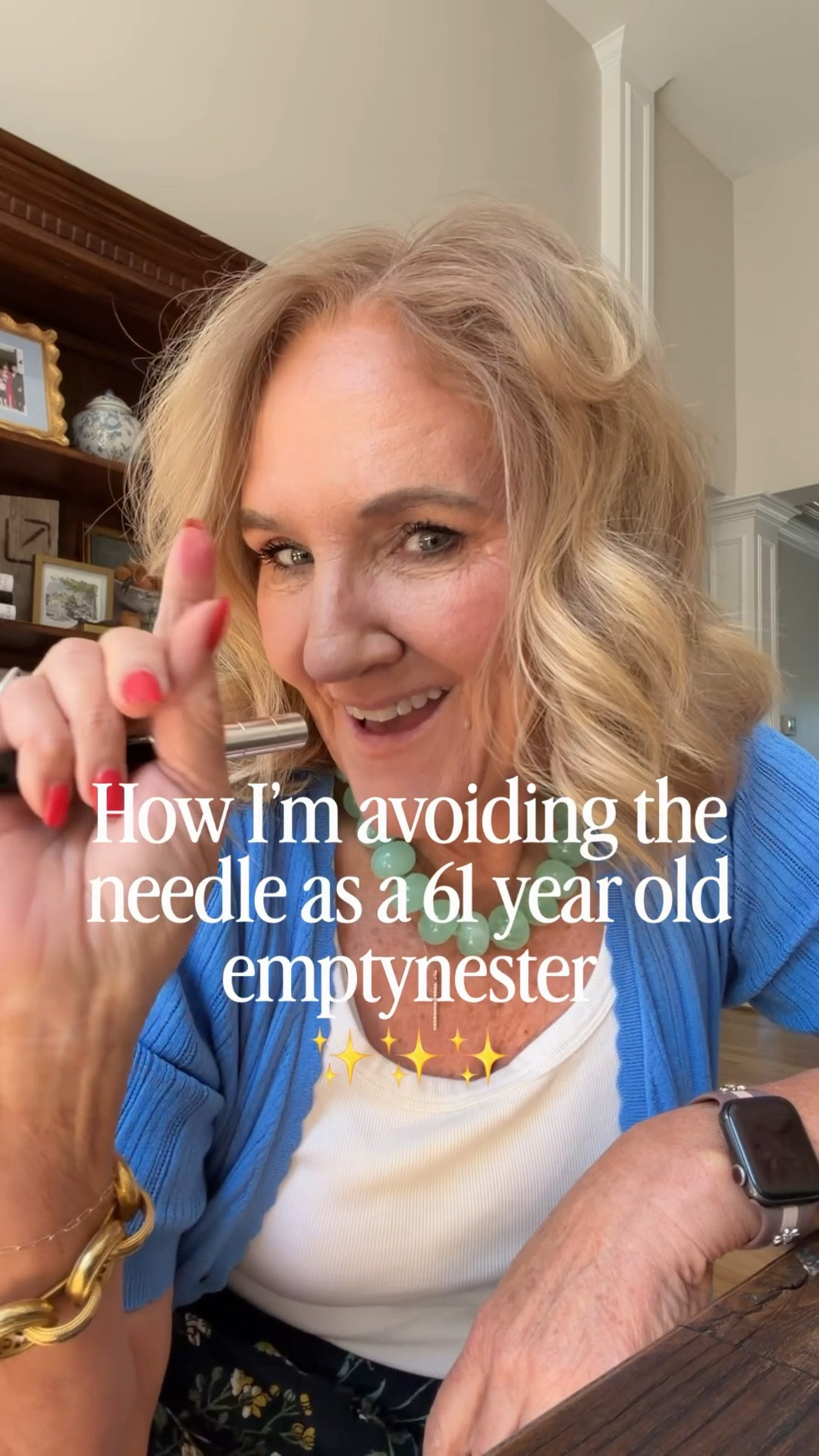 Lip plus antique rose color 
Sweater size medium 
Tank I need a medium 
Paired with floral linen pants I’ll link a few options 

#LTKBeauty #LTKstorytime #LTKOver40