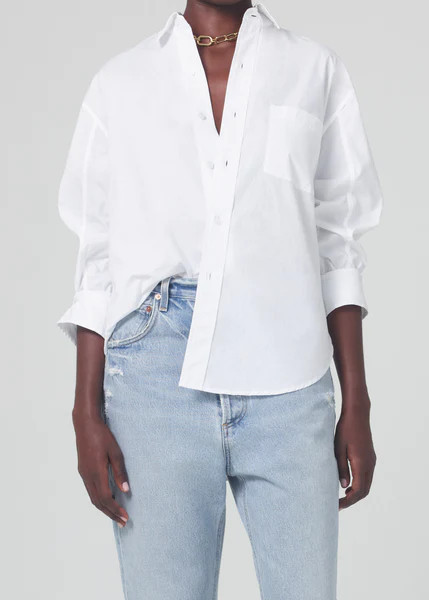 Kayla Shirt in Optic White | Citizens of Humanity