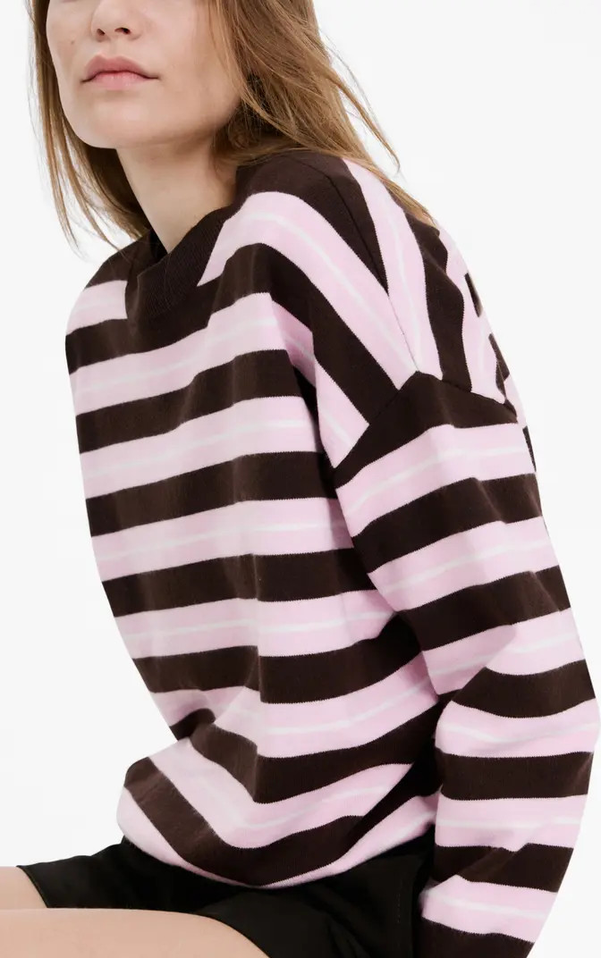 Mixed Stripe Crewneck Sweater | Nordstrom