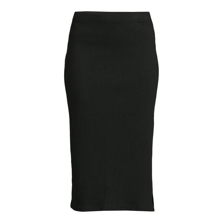 Time and Tru Knit Midi Skirt | Walmart (US)