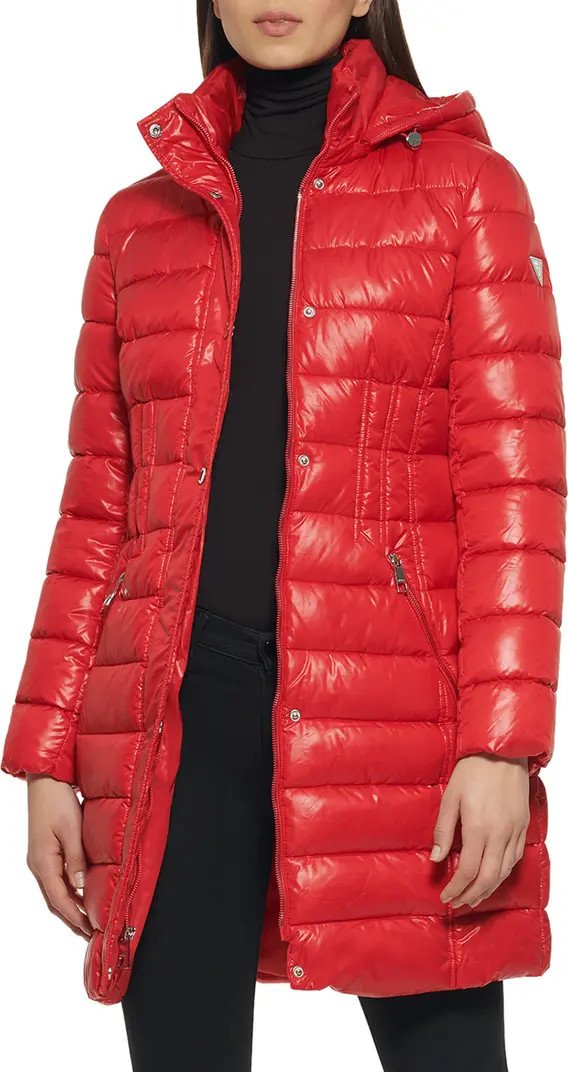 Water-Resistant Hooded Quilted Puffer Jacket | Nordstrom Rack