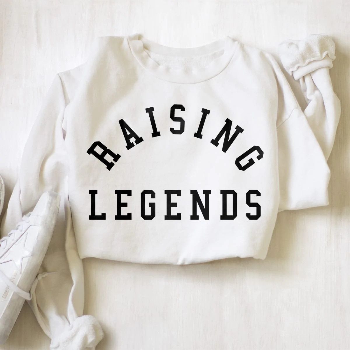 Womens Raising Legends Everyday Sweatshirt in Powder Color - Ford And Wyatt | Ford and Wyatt