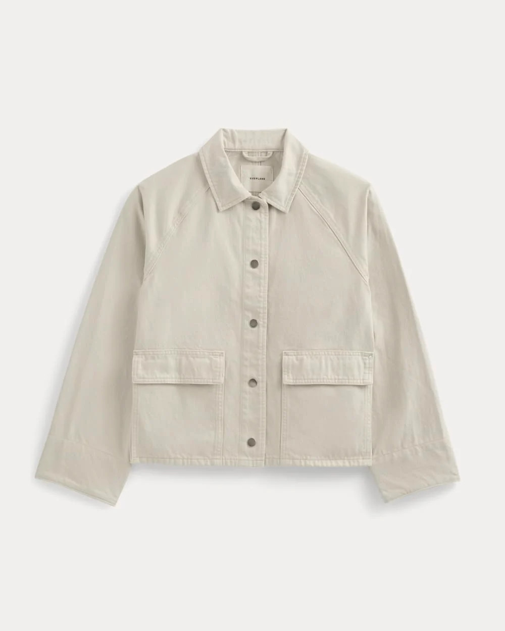 Cropped Denim Jacket | Garment-Dyed Sand | Everlane