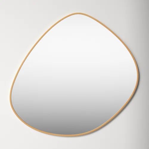 Wrought Studio Bertlinde asymmetrical wall mirror irregular shaped mirror for living room, bathro... | Wayfair North America