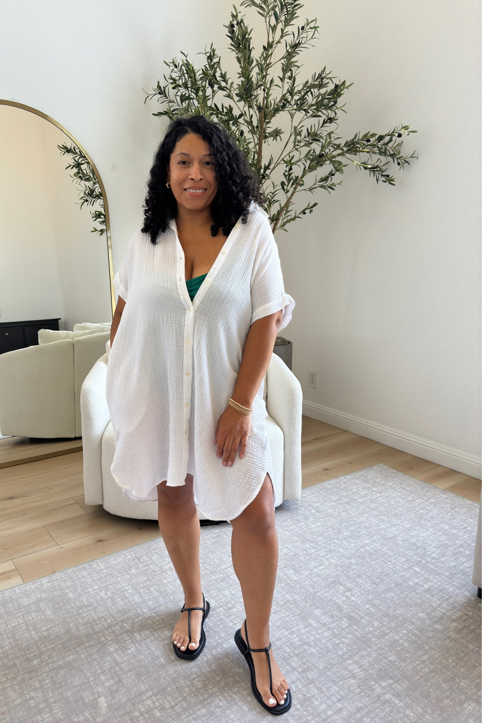 This mini shirt dress is the perfect cover up for summer! Wearing a large 

Target fashion | Target finds | Target haul | midsize fashion 

#LTKStyleTip #LTKMidsize #LTKSeasonal