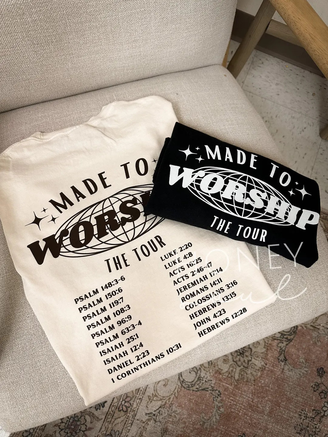 ORIGINAL Made to Worship Tour Tee | Screen Transfer Graphic Tshirt | Christian Apparel Scripture ... | Etsy (US)