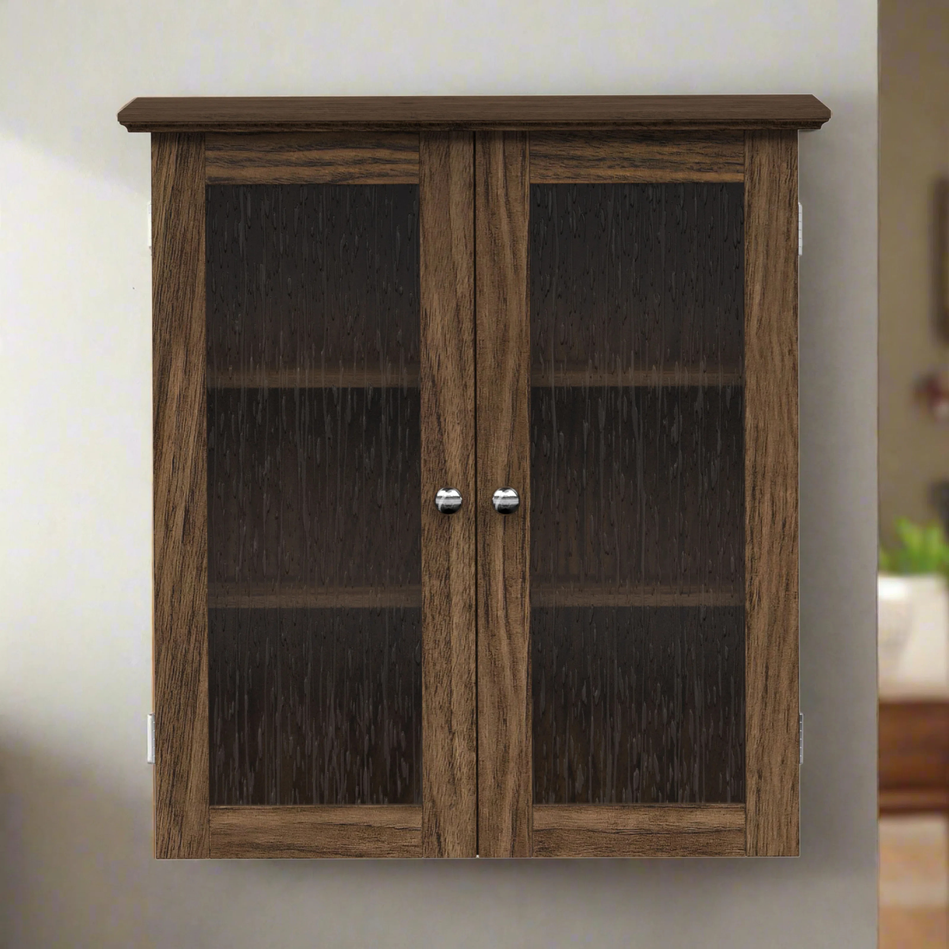 Jaeden 2- Door Removable Wall Cabinet with 2 Adjustable Cabinets | Wayfair North America