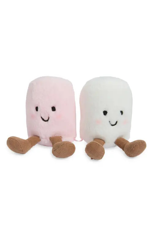 Jellycat Amuseables Set of 2 Marshmallow Plushies in Multi at Nordstrom | Nordstrom