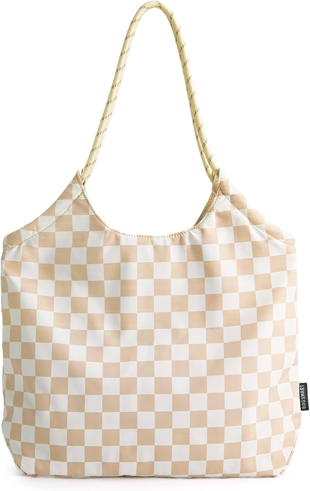 BAGSMART Beach Bags for Women, Beach Tote Bag Beach Bag with Zipper Travel Tote Bag for Women San... | Amazon (US)
