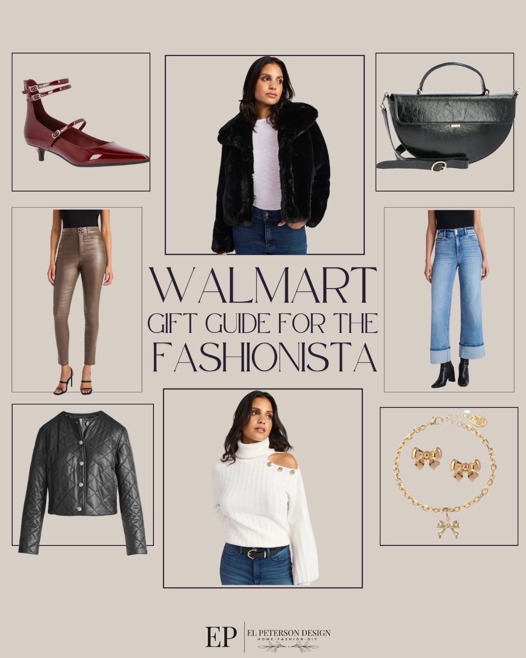 Walmart
Gift guide for the fashionista
Heels
Jacket
Leggings
Jeans
Purse
Earrings
Bracelet 

#LTKFindsUnder100 #LTKGiftGuide #LTKFindsUnder50