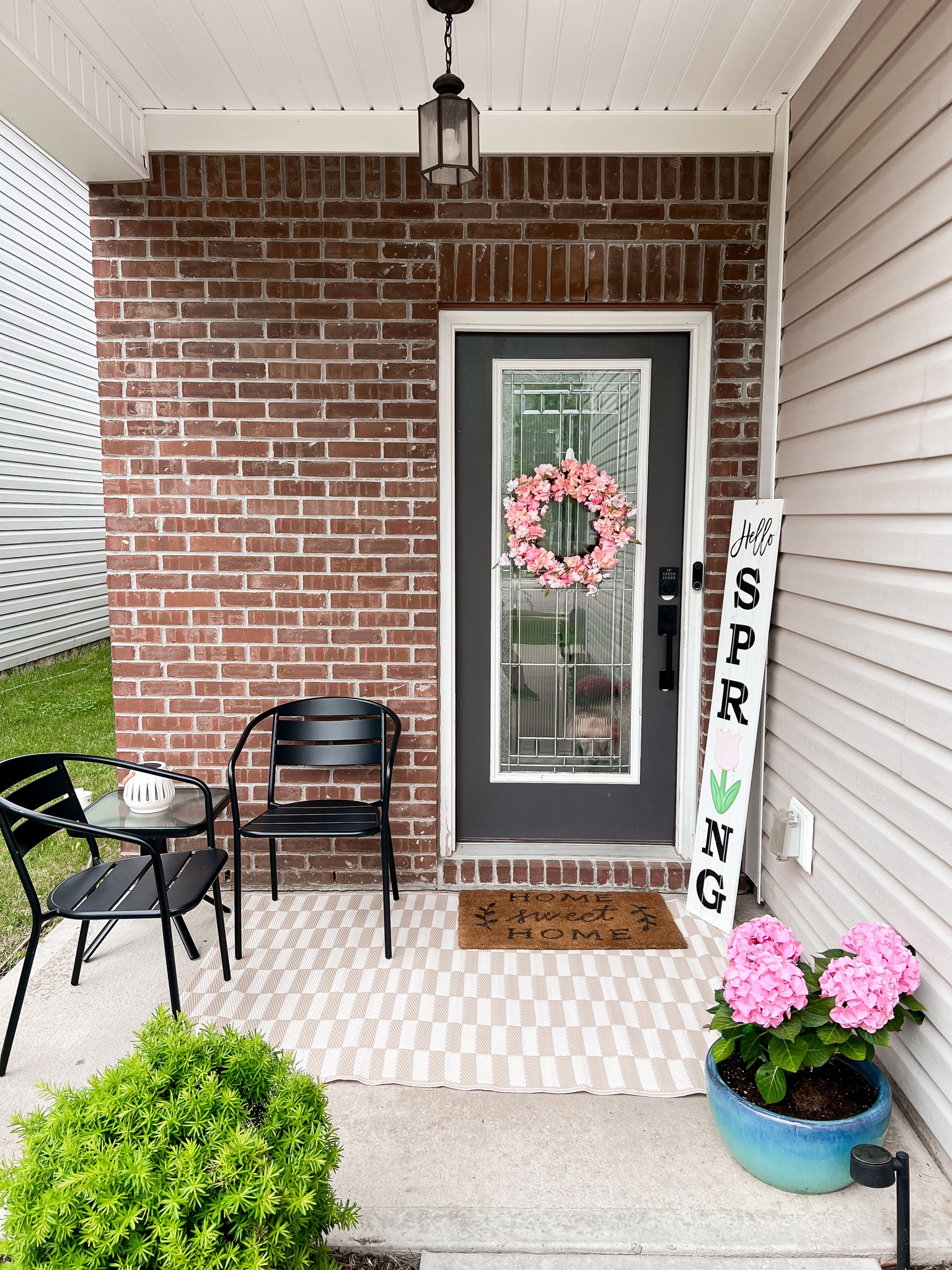 Spring porch refresh. Budget friendly. Quick update  

#LTKHome #LTKSeasonal