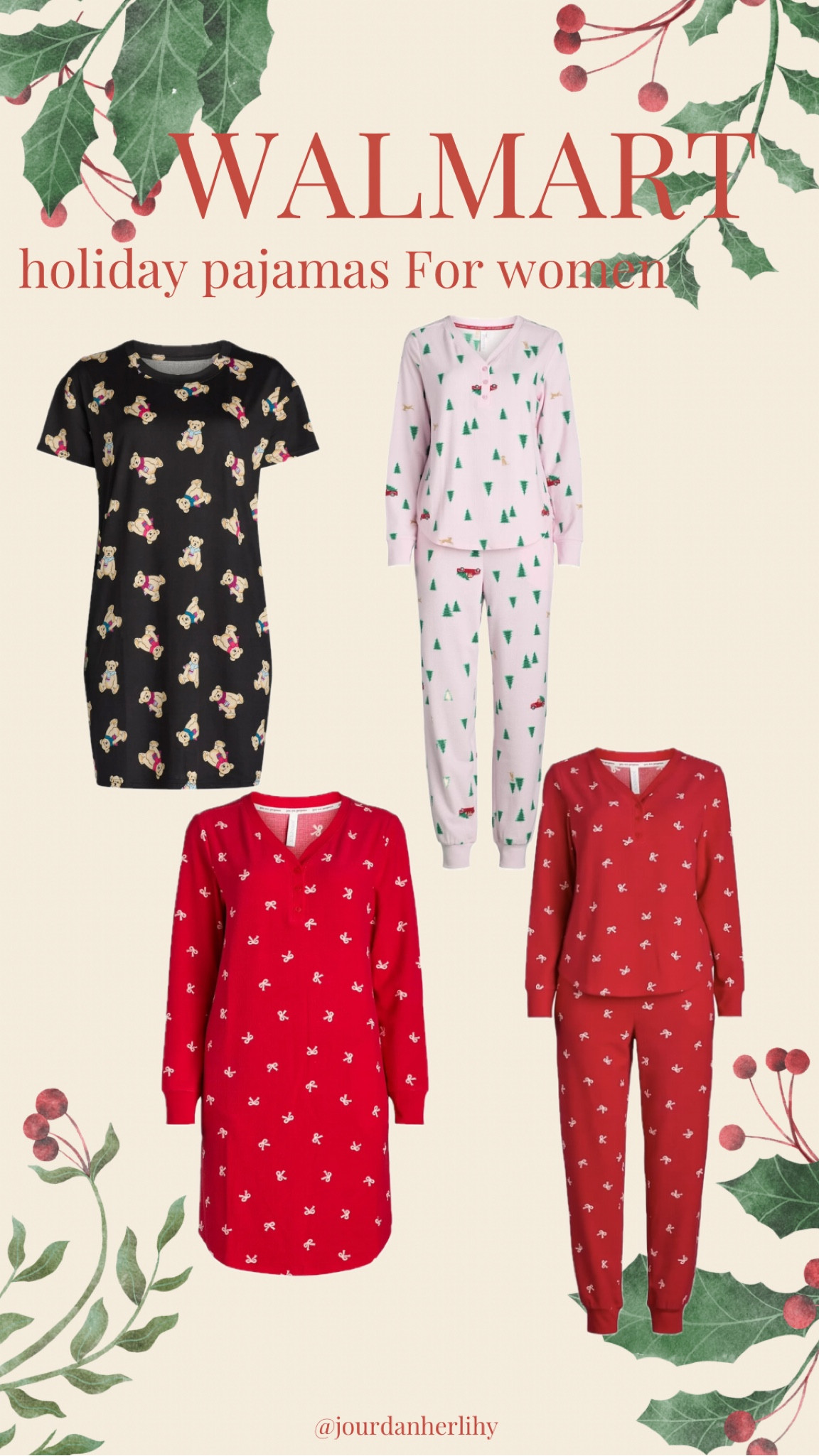 Adorable Walmart holiday pajamas! 

#LTKGiftGuide #LTKHoliday #LTKSeasonal