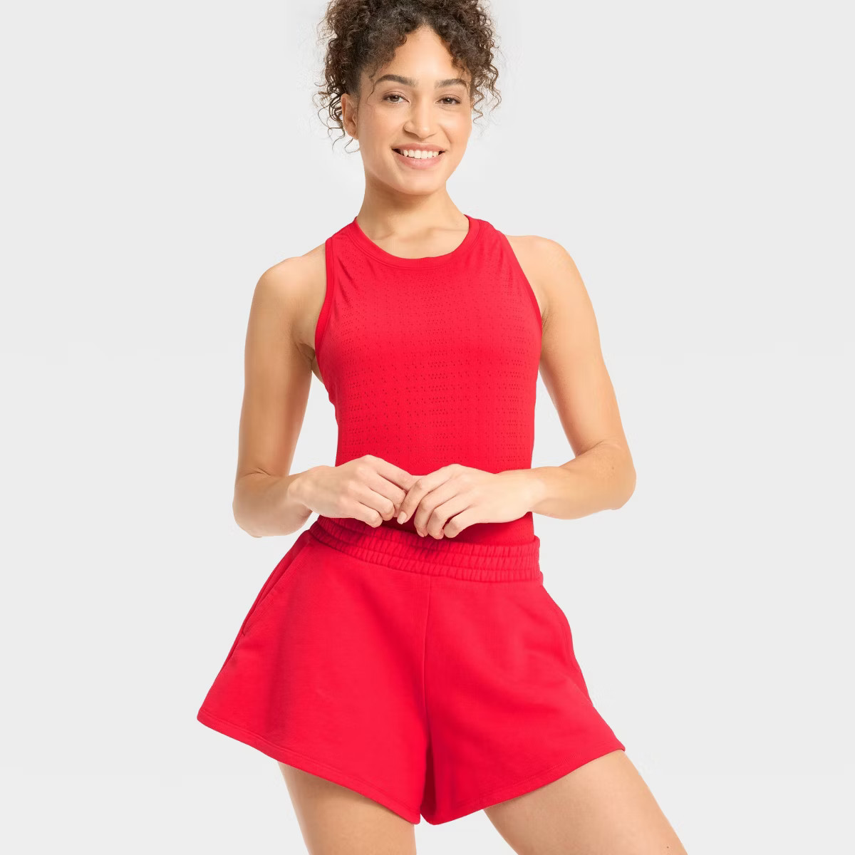 Women's 4" French Terry Flowy Shorts - All In Motion™ | Target