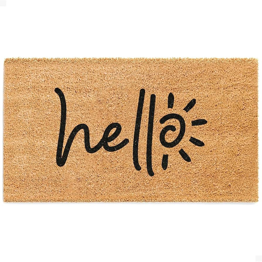 THEODORE MAGNUS Door Mat - Welcome Mat for Front Door with Non-Slip Backing - Durable Spring & Su... | Amazon (US)