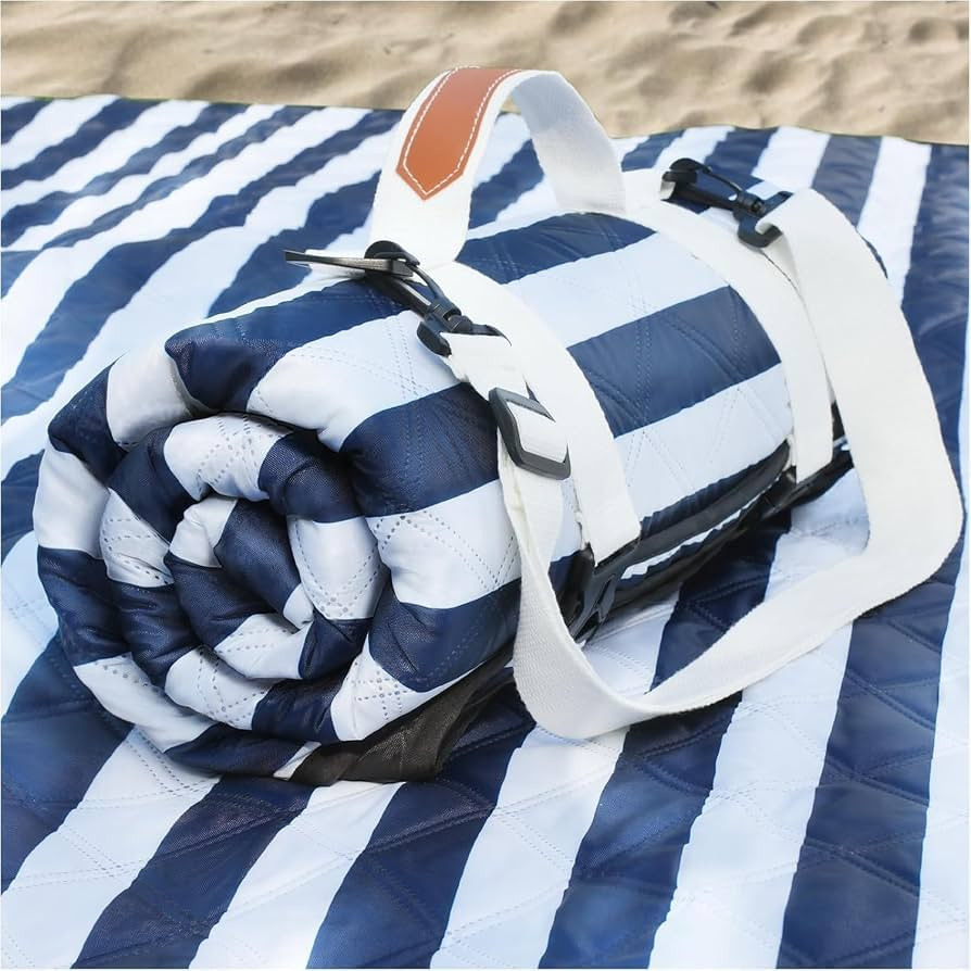 Genovega Waterproof Sandproof Beach Blanket Picnic Outdoor Mat Rug Extra Large Foldable Sand Free... | Amazon (US)