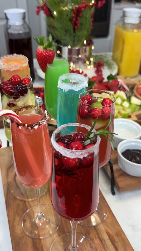8 different Holiday Mimosas you can make from my Ultimate Holiday Mimosa Bar 🥂✨🎄

#LTKSeasonal #LTKHoliday #LTKparties