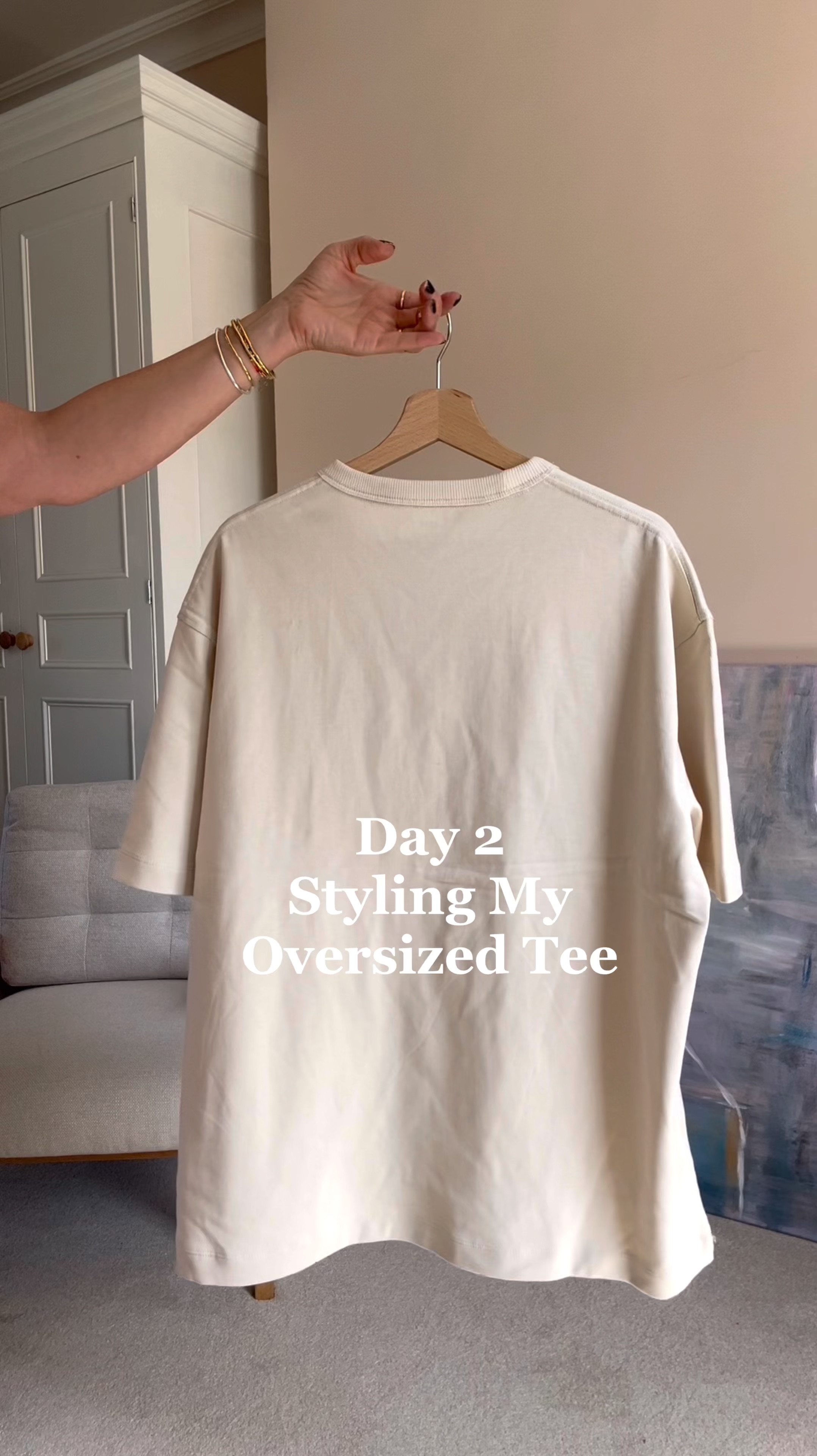 Day 2 Styling My Oversized Tee 
Simple basic casual look…so how do we feel about ‘not tucking’? I’m over tucking in if I don’t want too, sometimes I just want to be happy wearing loose comfortable clothes. Proportions are important, personally I like a wide leg with a loose top and adding the gilet gives it shape. Matching my top and bottom ie ‘the sandwich effect’ gives the look unity and balance. Let me know what you think? 

Tee size large
Jeans size 30


Misdsize summer outfits 
T-shirt



#oversizedtshirt #widelegjeans #basics #simplestyle #neutrals #styleinspo #styleover50 

#LTKover50style #LTKstyletip #LTKmidsize