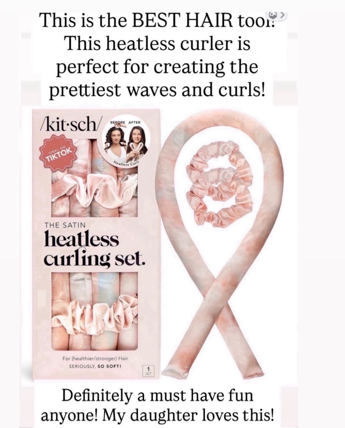 Best heatless curl set for the school year! They just popped this on before bed and they wake up with these beautiful waves. Plus, it’s very easy to put in the hair.

#LTKKids