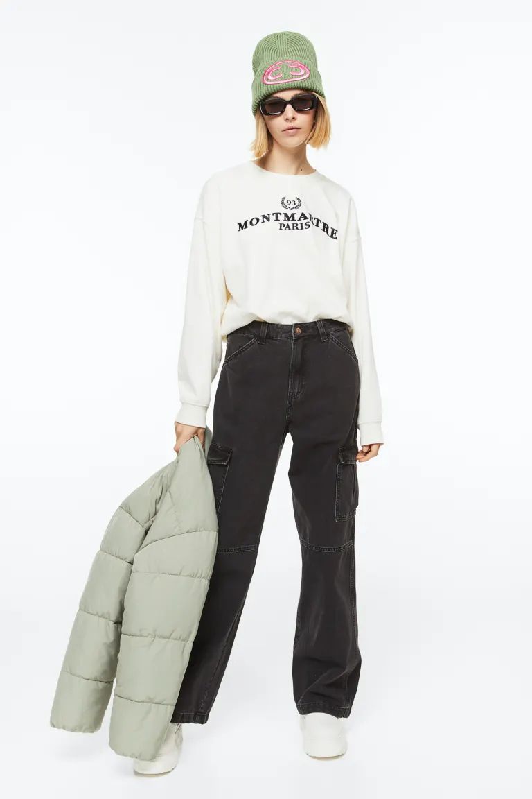 Sweatshirt with Motif | H&M (US)