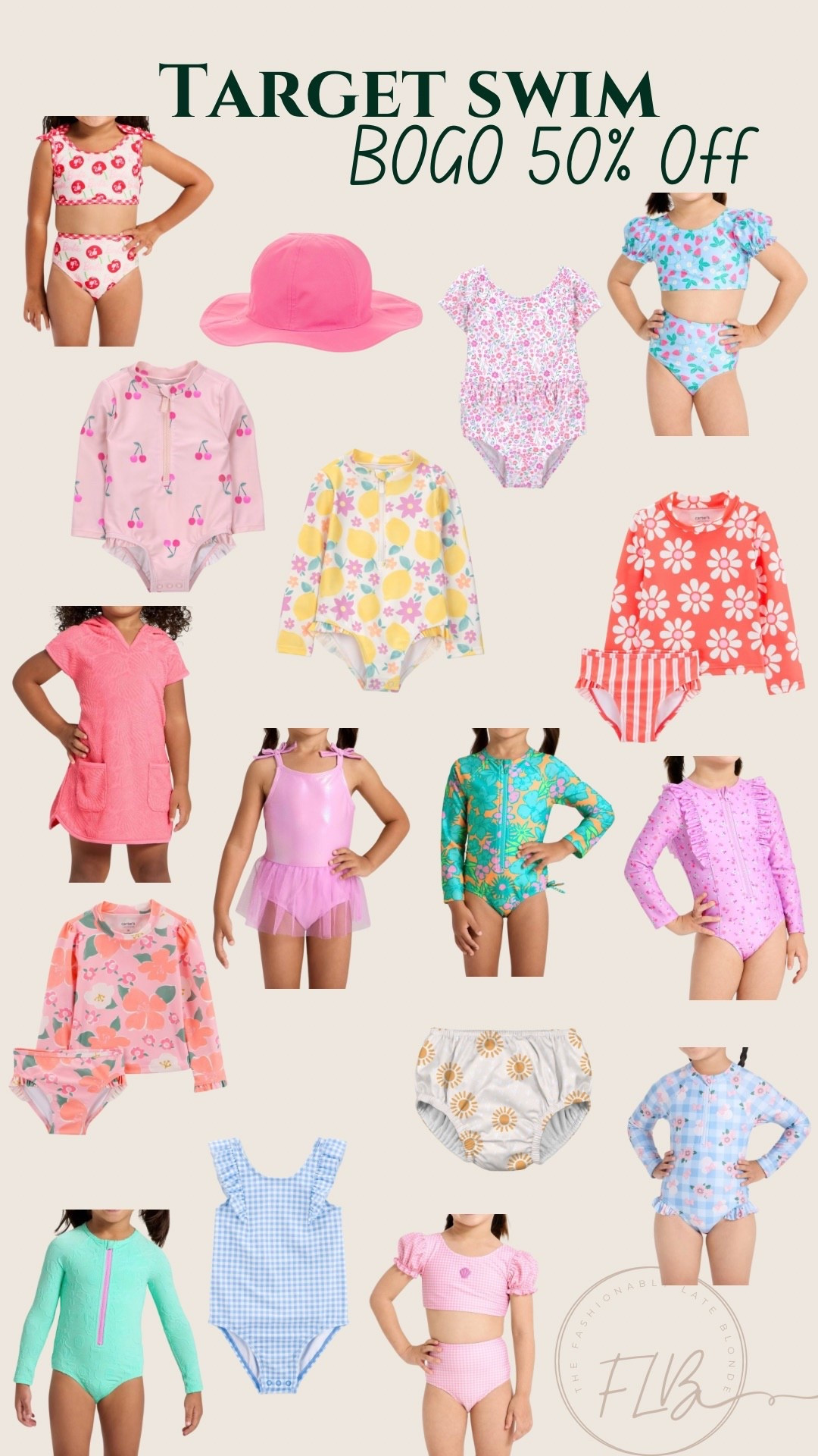 Baby & toddler girl swimwear BOGO 50% off.

Baby girl, toddler girl, summer, swimsuit, sibling matching, baby girl swim, toddler girl swim

#LTKBaby #LTKSaleAlert