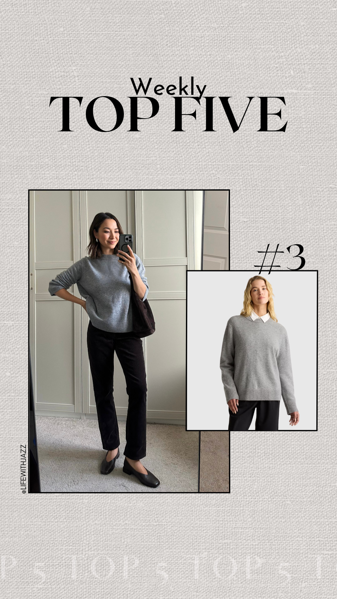  #3 bestseller: Quince oversized cashmere sweater 

Wearing xs, runs oversized

Comes in several colors 

 

#LTKSeasonal