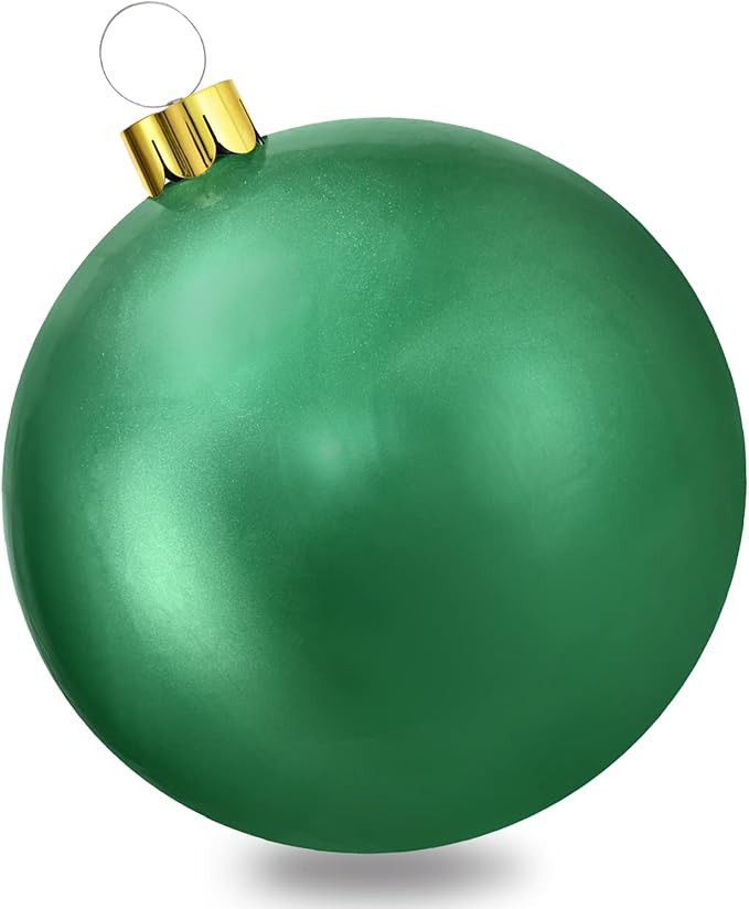 Inflatable Christmas Ornaments, 18" 21.5" or 25" Oversized Ornament Christmas Ball,Christmas Indo... | Amazon (US)