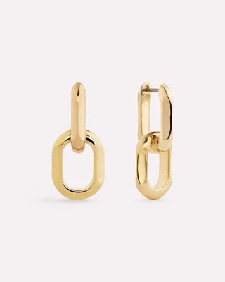 Statement Earrings - Eve Link Hoops | Ana Luisa