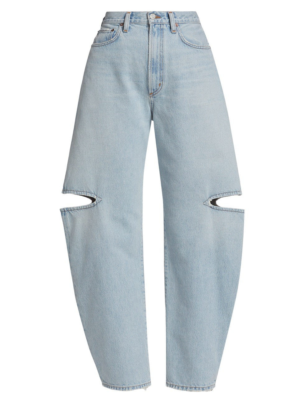 Women's Sanna Slice Curved-Leg Tapered Jeans - Sideline - Size 26 | Saks Fifth Avenue