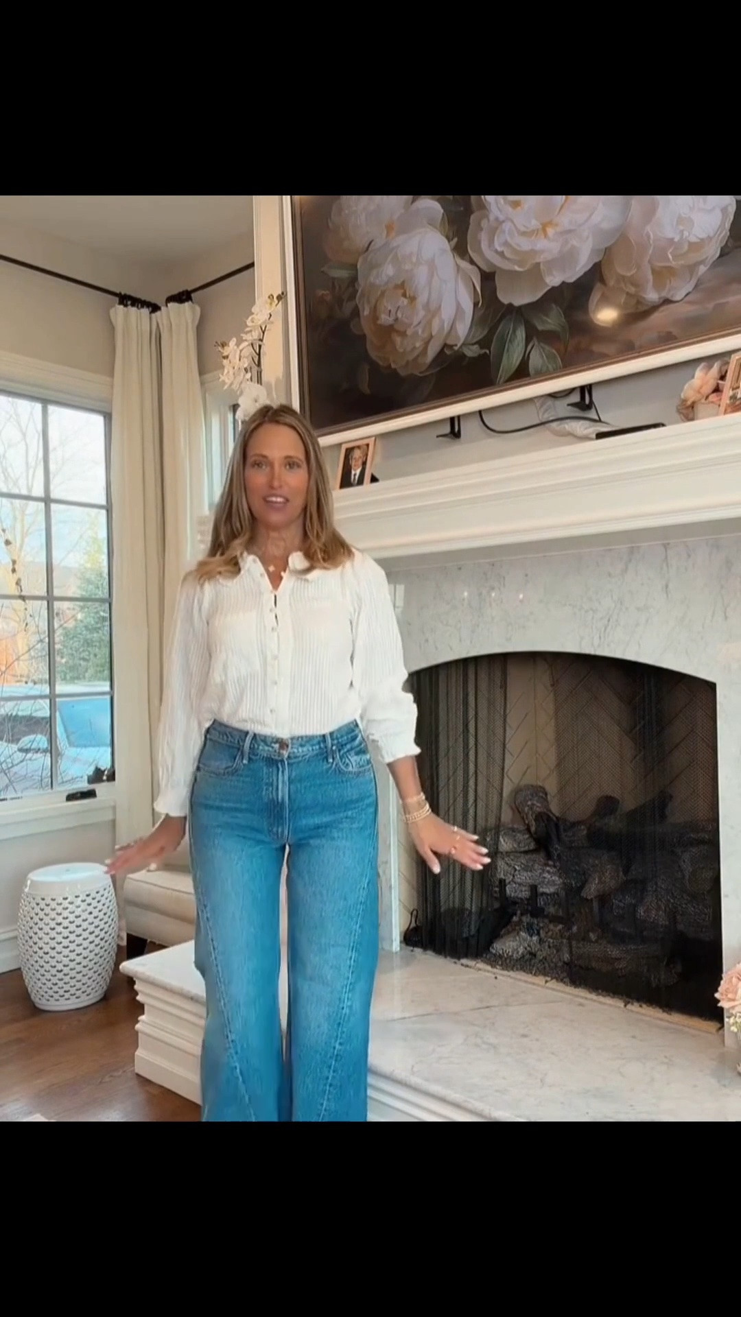 These jeans are a fun update to a classic pair. The twisted seam adds a little something different while still being easy to style with your favorite tops. They’re a great option when you want to change up your everyday denim.

#LTKSeasonal #LTKOver40 #LTKMidsize