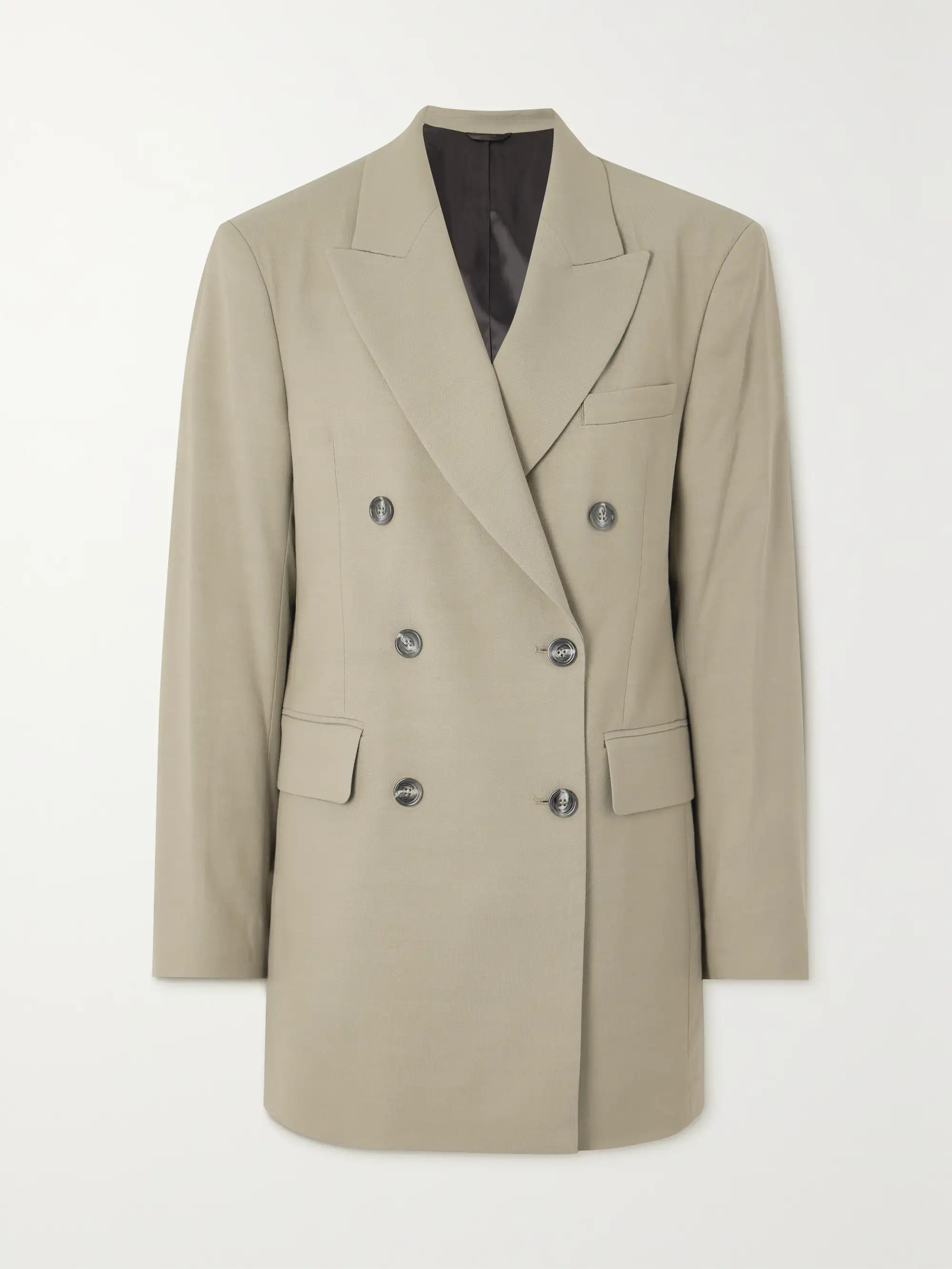 Double-breasted herringbone-jacquard blazer | NET-A-PORTER APAC