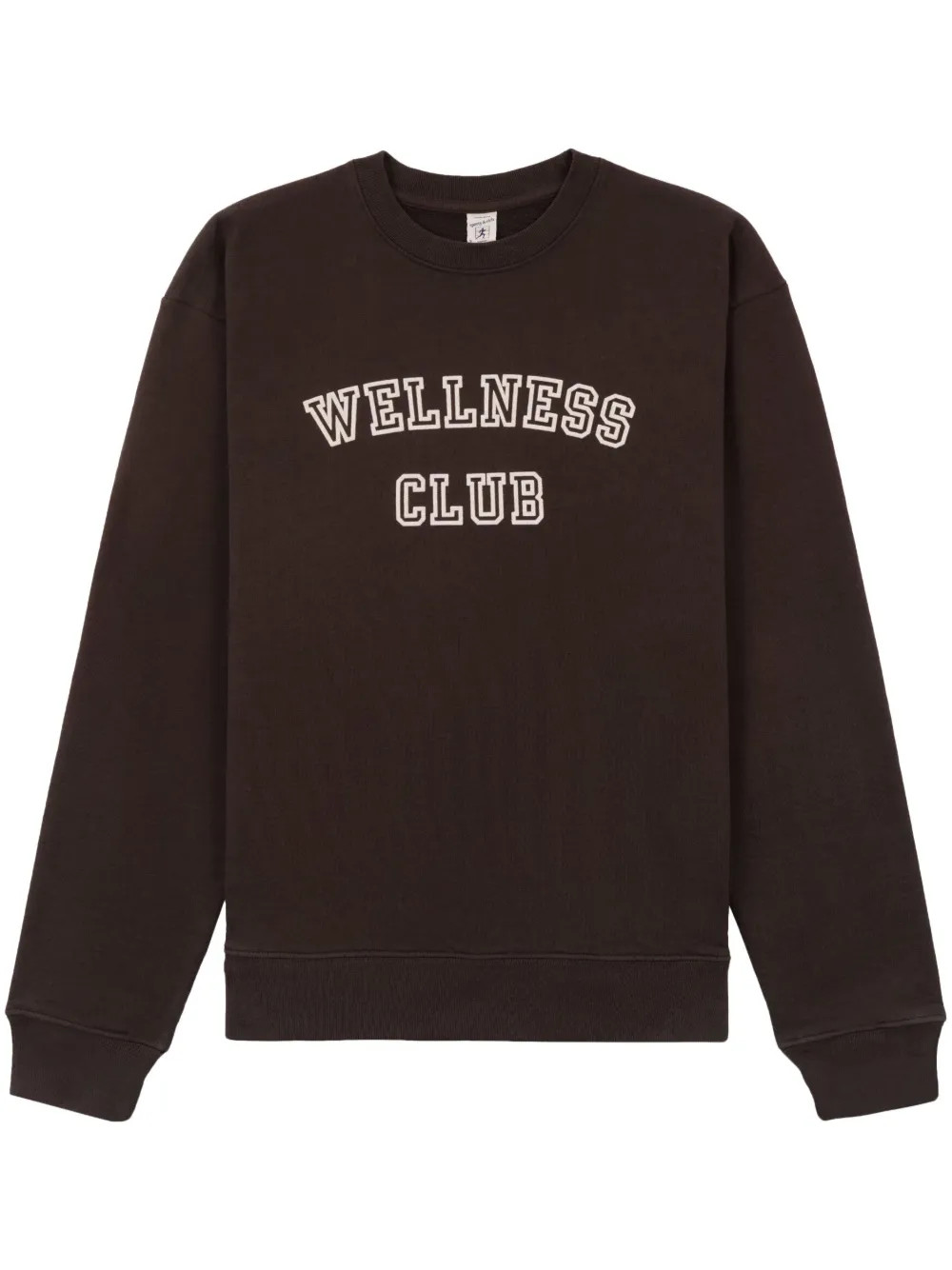 Sporty & Rich Wellness Club Cotton Sweatshirt - Farfetch | Farfetch Global