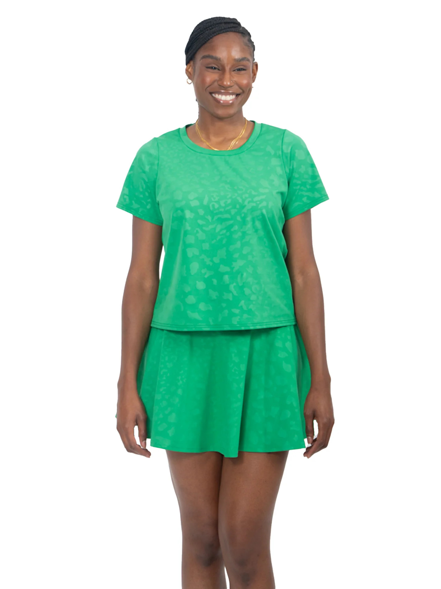 Joy Tee in Emerald Cheetah – Emily McCarthy | Emily McCarthy