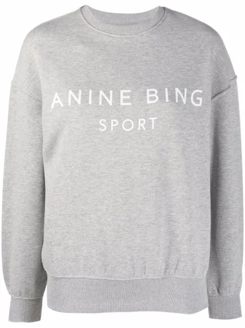 logo-print crewneck sweatshirt | Farfetch (RoW)