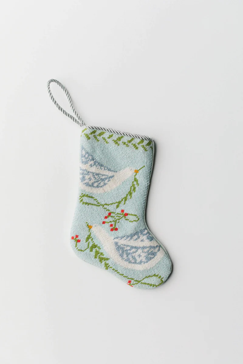 Peace on Earth- Blue | Bauble Stockings