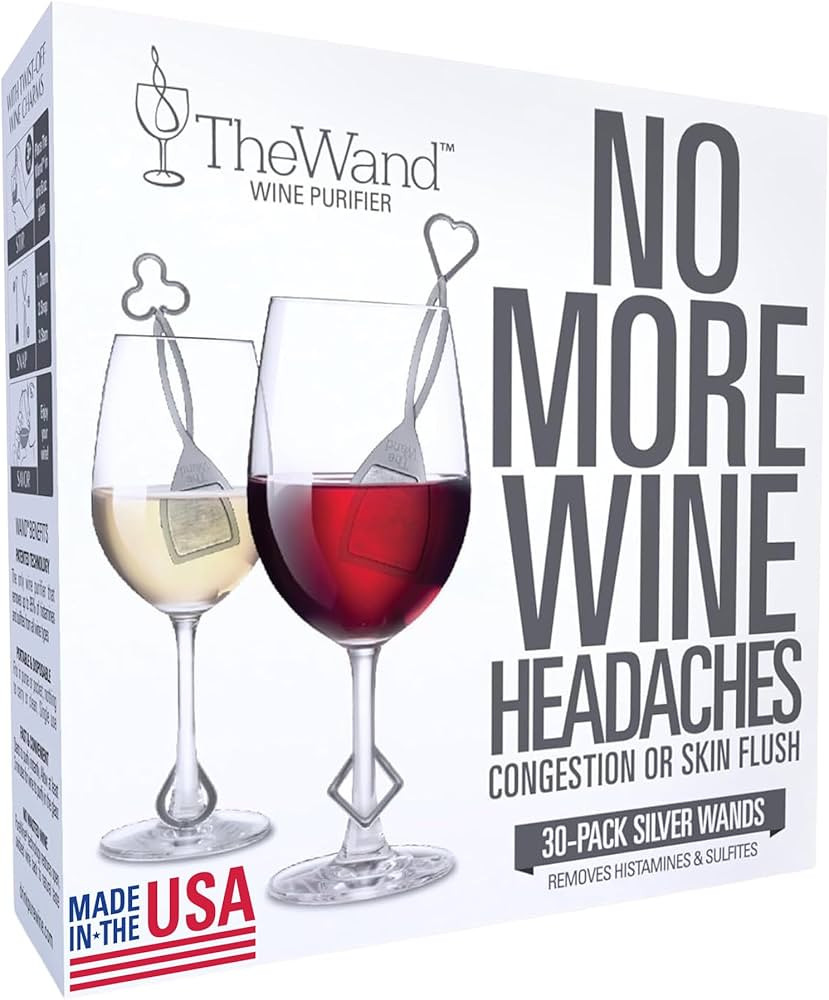 PureWine The Wand Wine Purifier - Red & White Wine Filters for Histamines & Sulfites, Sulfite Rem... | Amazon (US)