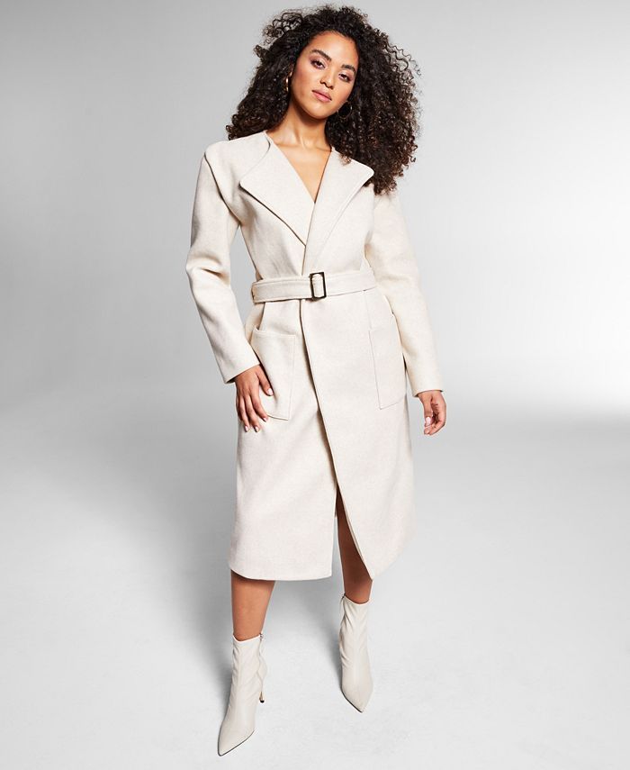 INC International Concepts Jeannie Mai X INC Mobama Long Belted Coat, Regular & Petites, Created ... | Macys (US)
