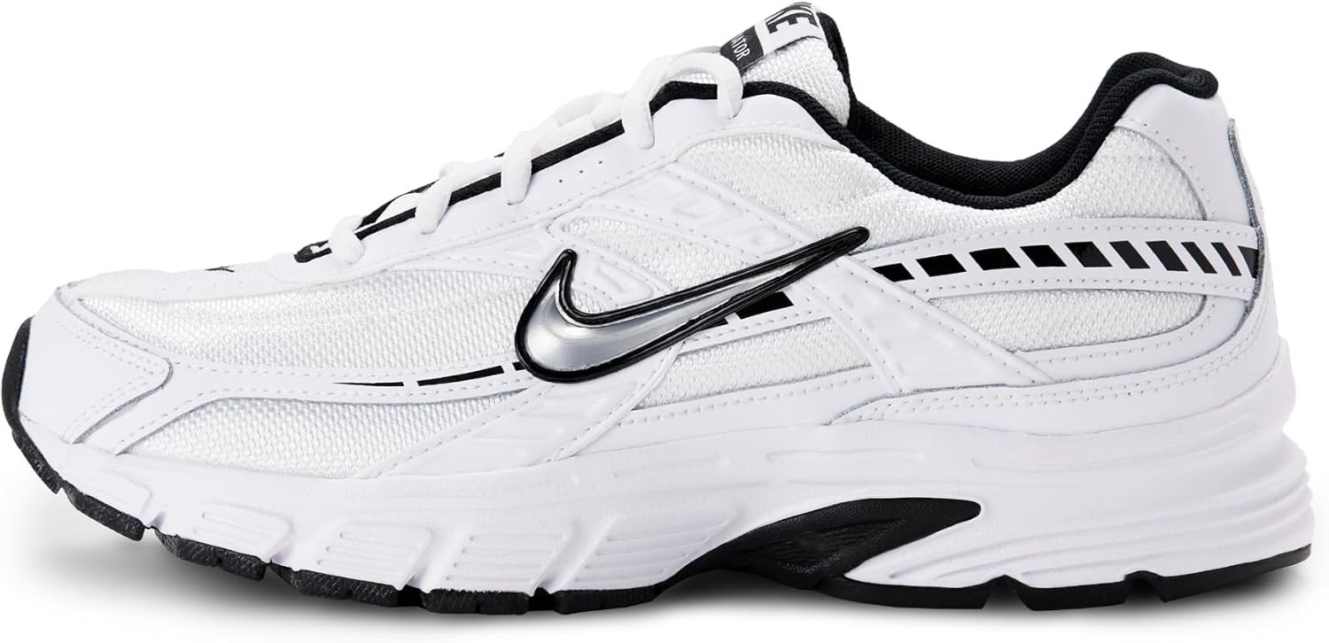 Nike Women's Initiator Shoes, White/Metallic Silver-White-Black, 7.5 | Amazon (US)