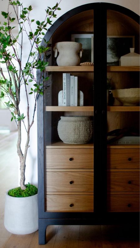 Our gorgeous Bixby Hutch really makes a statement. I adore the arch detail.


Cabinet decor -home decor-rustic decor-citrus tree-artificial tree-arch hutch-green moss-planters-cement
planter-Amazon find-& foot tree

#LTKSeasonal #LTKHome #LTKStyleTip