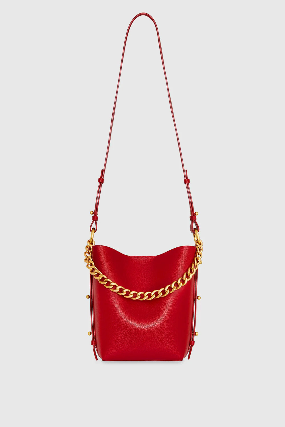 Rebecca Minkoff Kate Small Bucket Bag In Seduction Red | Rebecca Minkoff