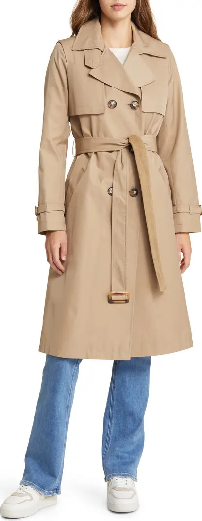 Water Resistant Double Breasted Trench Coat | Nordstrom