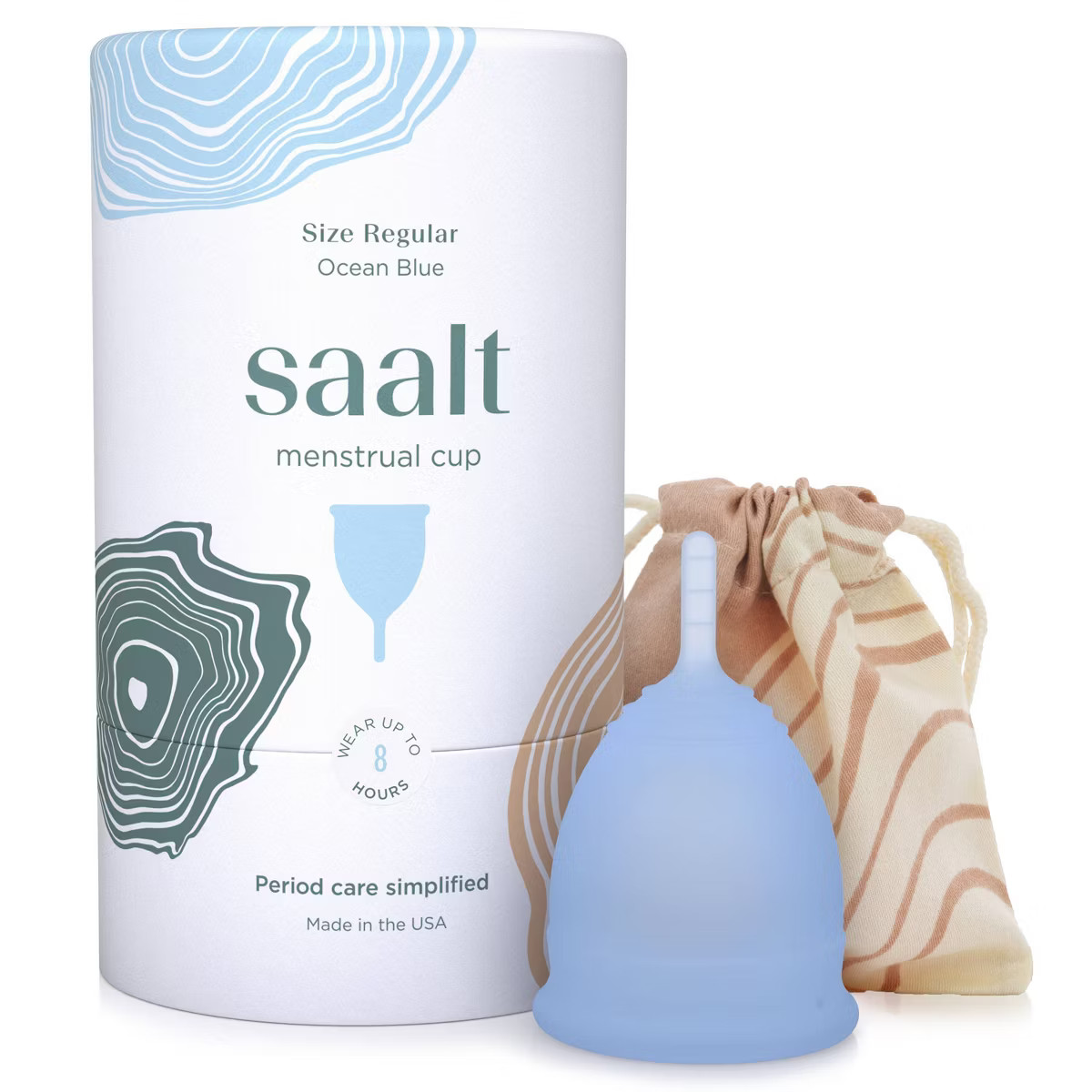 Saalt Menstrual Cup - Ocean Blue - Regular | Target