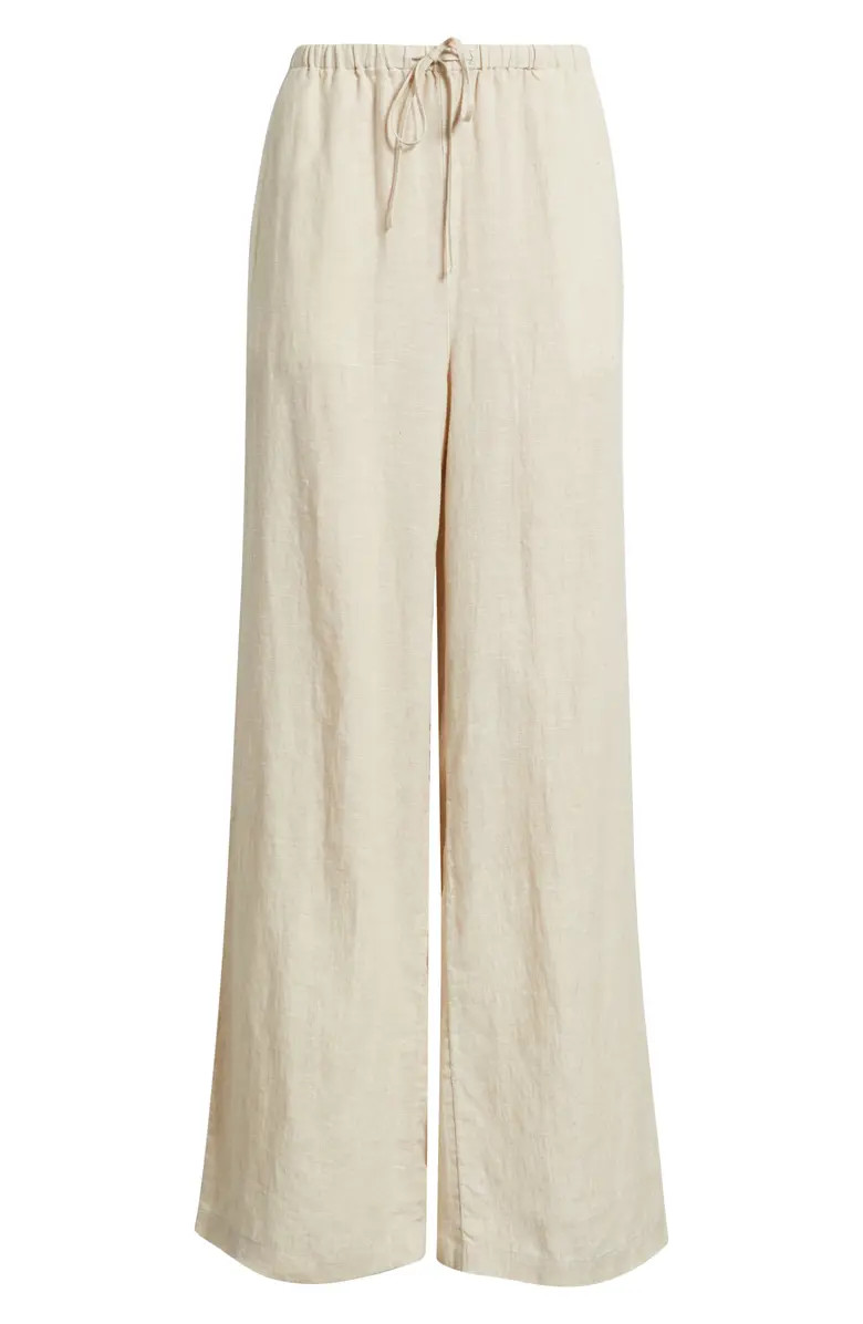 Easy Wide Leg Linen Pants | Nordstrom