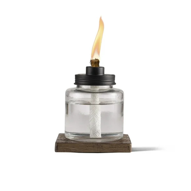 TIKI Brand 5.9 Inch Table Torch Mixed Material Medium Brown | Walmart (US)