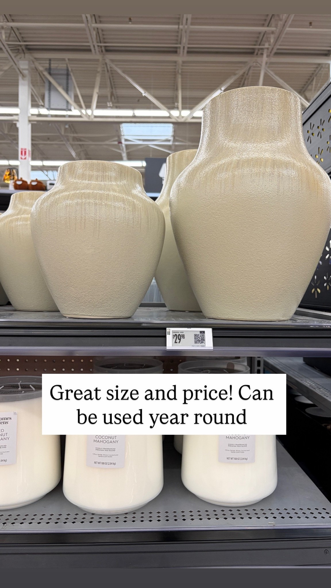 Couldn’t believe the size of these vases. They are so pretty and can be used year round.

#LTKHome #LTKSeasonal