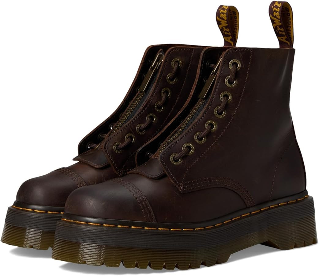 Dr. Martens unisex-adult Sinclair Leather Platform Boots | Amazon (US)