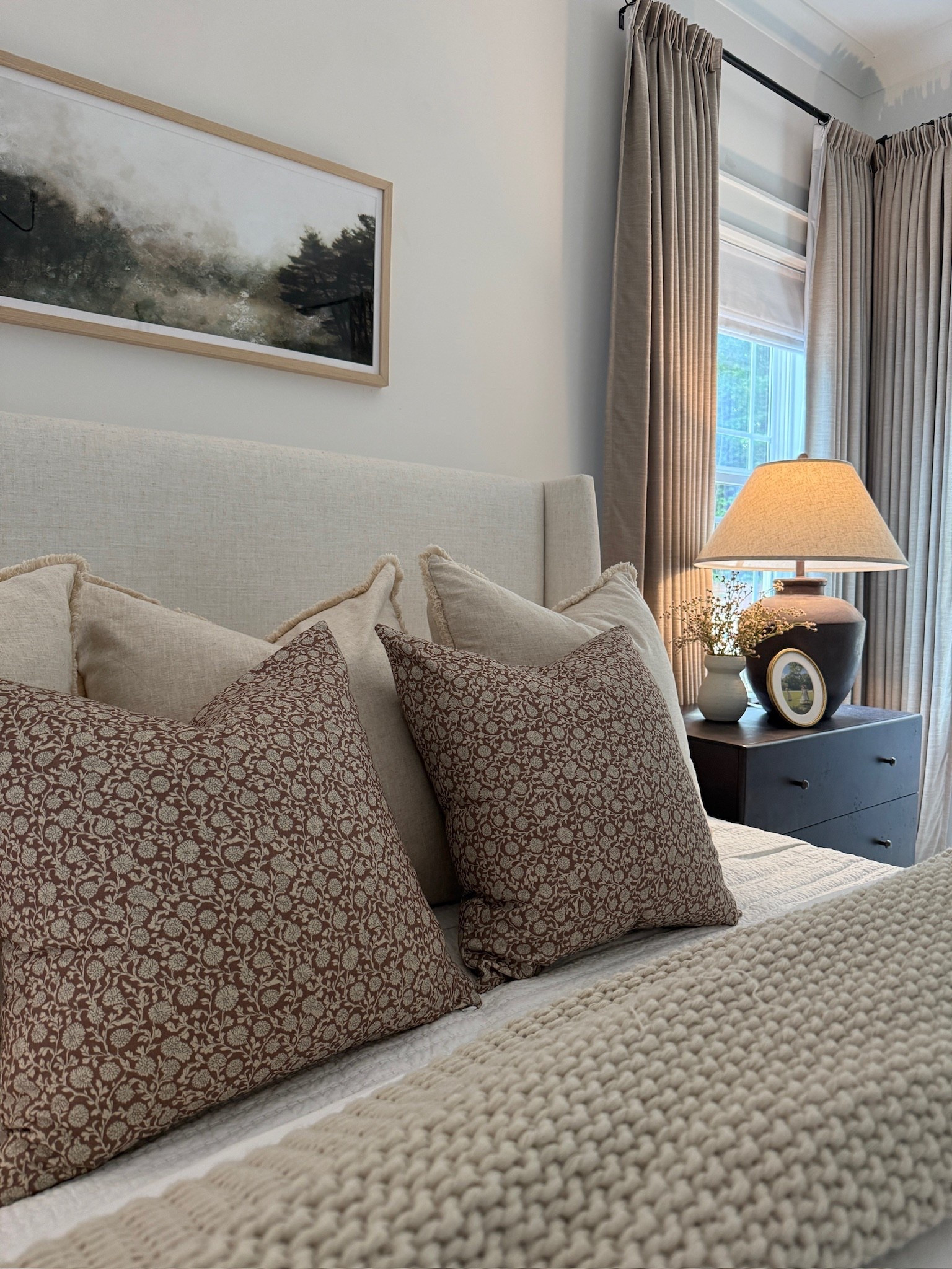 I added these new floral pillows from @Woven Nook to our primary bedroom and they pull in such a pretty terracotta warmth from our area rug 😊 Really great quality and also affordable! I’m using the 22”x22”!

#LTKSeasonal #LTKHome