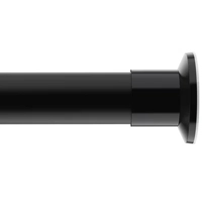Tension Curtain Rod, No Drilling Tension Rods For Windows 83-123 Inch, Adjustable Pole Shower Curtain Rod, Non-Slip Telescoping Curtain Rods , Black | Wayfair North America