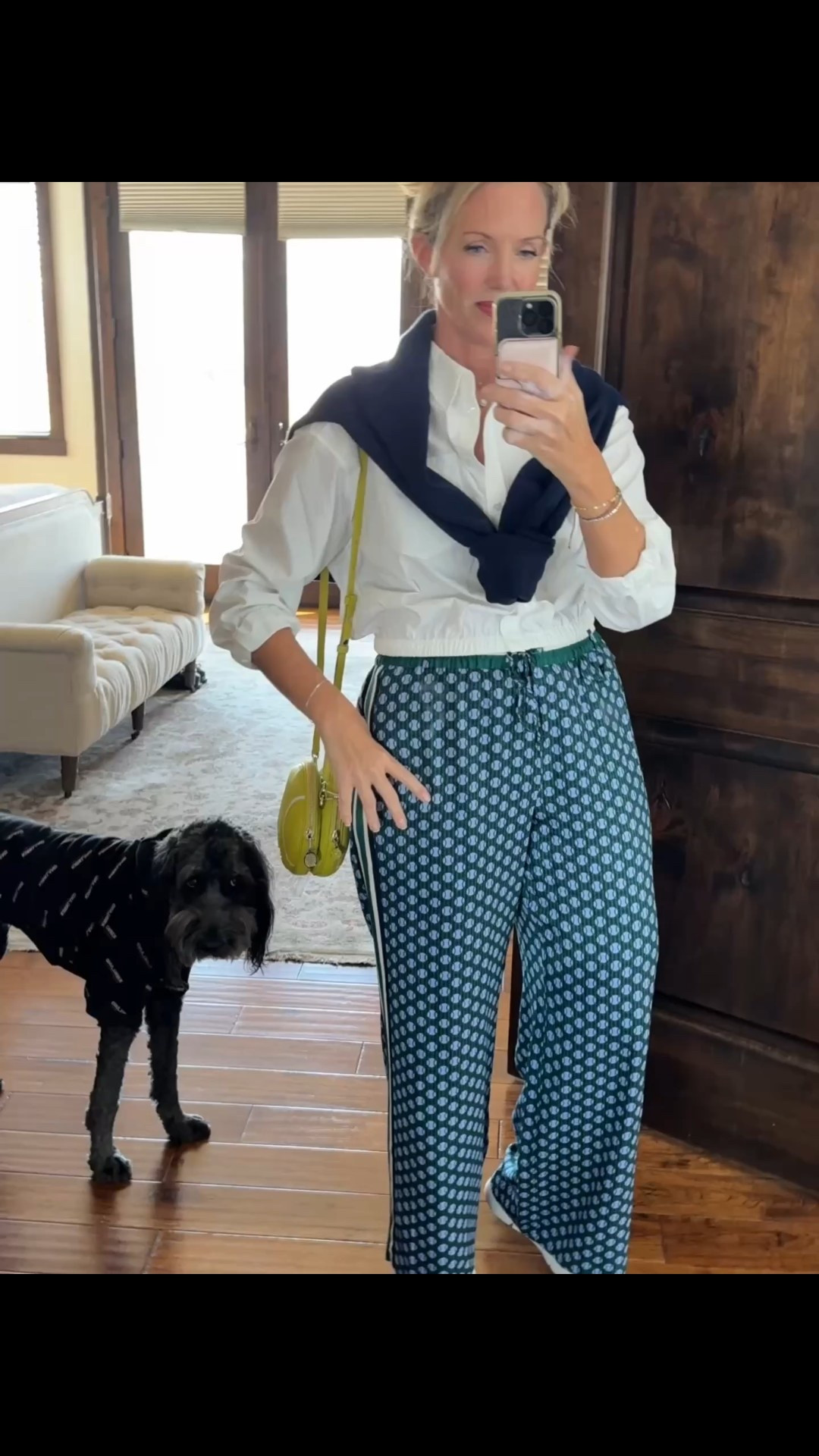 Even though I’m not at Indian Wells watching tennis, I decided to go ahead and wear my new tennis pants from Anthropologie. This afternoon my son and I went to a class where we learned about cheesecake and baking techniques. 

#LTKOver40 #LTKMidsize #LTKWatchNow