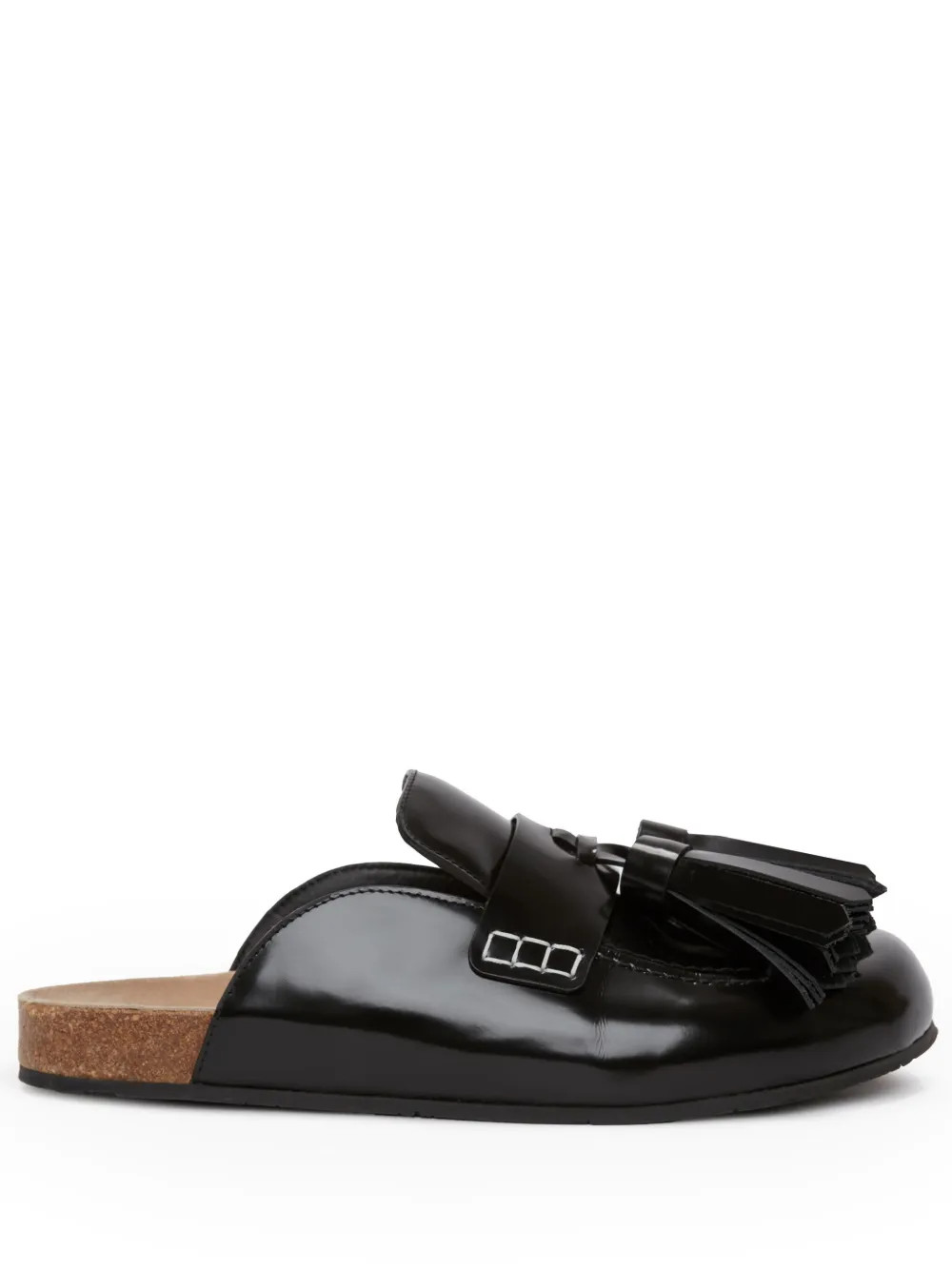 JW Anderson tassel-detail Loafer Leather Mules | Black | FARFETCH GR | Farfetch Global