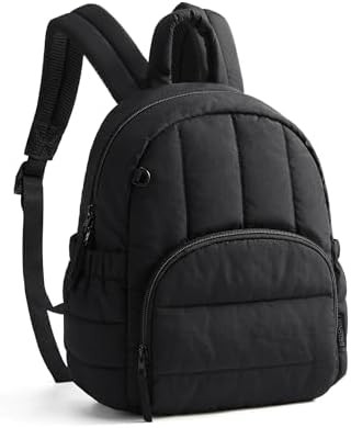 BAGSMART Mini Backpack for Women, Lightweight Puffer Small Backpack Purse, Quilted Casual Travel ... | Amazon (US)